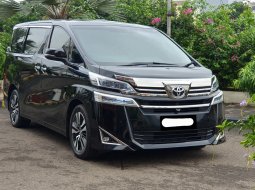 Dp115jtan Toyota Vellfire 2.5 G A/T 2018 hitam km 36rban pajak panjang cash kredit proses bisa