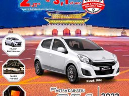 DAIHATSU NEW AYLA (GLITTERING SILVER)  TYPE D+ MINOR CHANGE 1.0 M/T (2022)