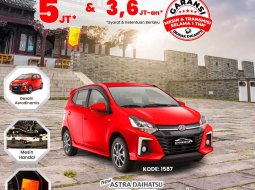 DAIHATSU NEW AYLA (RED SOLID)  TYPE R DELUXE MC 1.2 M/T (2021)