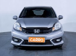 JUAL Honda Brio E Satya CVT 2018 Silver 2