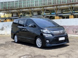 Toyota Vellfire ZG AT 2012 Black Metallic Km 82rb DP 42jt Auto Approved