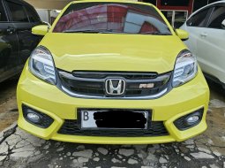 Honda Brio RS AT ( Matic ) 2016 Kuning Lemon Km Low 28rban Plat Bekasi