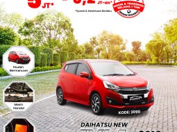 DAIHATSU NEW AYLA (RED SOLID)  TYPE R DELUXE MC 1.2 M/T (2018)