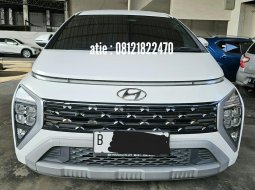 Hyundai Stargazer Prime AT ( Matic ) 2022 Putih Km low 28rban Good Condition Siap Pakai