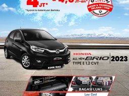 HONDA ALL NEW BRIO (CRYSTAL BLACK PEARL)  TYPE E 1.2 CVT (2023)