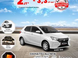 DAIHATSU ALL NEW AYLA (WHITE SOLID)  TYPE M 1.0 M/T (2023)