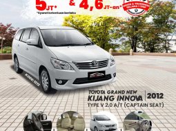 TOYOTA NEW KIJANG INNOVA (SILVER METALLIC)  TYPE V MINOR CHANGE 2.0 A/T (2012)