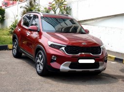 Kia Sonet Premiere 2021 sunroof audibose dp 35 jt merah km 37ribuan cash kredit proses bisa dibantu