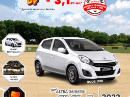 DAIHATSU NEW AYLA (CLASSIC SILVER METALLIC)  TYPE D+ 1.0 M/T (2022)