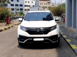 Honda CR-V 1.5L Turbo Prestige 2021 putih sunroof pajak panjang tangan pertama dari baru