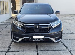 Honda CR-V 1.5L Turbo Prestige 2022 hitam km 25ribuan pajak panjang cash kredit proses bisa dibantu