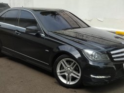 Jual mobil Mercedes-Benz C-Class 2012 Mercy C250 1.8 CGI 2012 Hitam Km78rbuan Mulus terawat