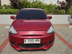 Jual mobil Mitsubishi Mirage 1.2 GLS 2014 AT Mulus MErah Pajak PAnjang