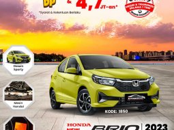 HONDA ALL NEW BRIO (ELECTRIC LIME METALLIC)  TYPE E 1.2 CVT (2023)