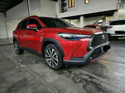 Toyota Corolla Cross 1.8 Hybrid AT ( Matic ) 2021 Merah Km Antik low cuma 26rban  An PT Siap Pakai 2