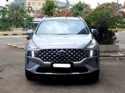 Hyundai Santa Fe D 2.2 8DCT Signature 2022 abu diesel cash kredit proses bisa dibantu