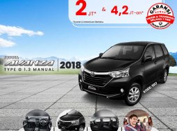 TOYOTA AVANZA (BLACK METALLIC)  TYPE G 1.3 M/T (2018)