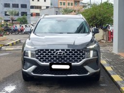 Hyundai Santa Fe D 2.2 8DCT Signature 2022 diesel abu km 26 ribuan cash kredit proses bisa dibantu