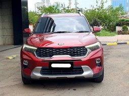 Kia Sonet Premiere 2021 merah sunroof 5 seater audiobose tangan pertama pajak panjang