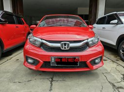 Honda Brio Satya E AT ( Matic ) 2019 Merah km 50rban An PT plat genap jakarta utara