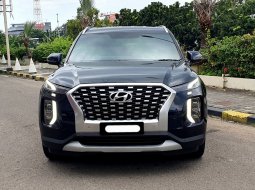 Hyundai Palisade Signature AWD 2021 biru km 31 ribuan