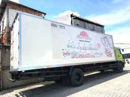 Hino engkel 4x2 FG235JS box Freezer 2017 FG 235 JS bok frozen 3