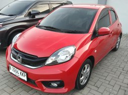 JUAL Honda Brio Satya E CVT 2018 Merah 3
