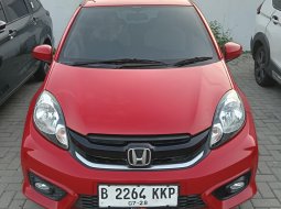 JUAL Honda Brio Satya E CVT 2018 Merah 2