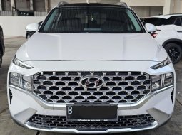 Hyundai Santa Fe 2.2 Prime A/T ( Matic Diesel ) 2021 Putih Km Cuma 53rban Mulus Siap Pakai