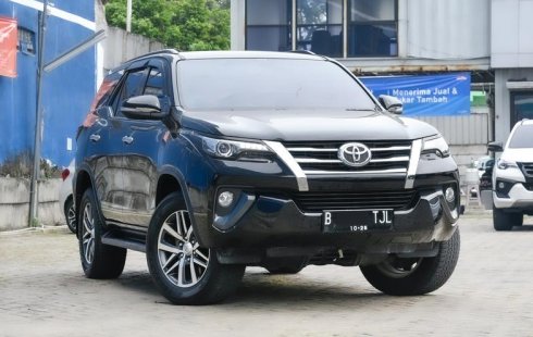 Toyota Fortuner VRZ AT 2016 Hitam Siap Pakai Murah Bergaransi DP 46Juta