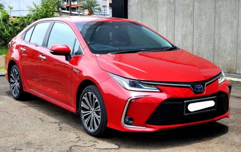 Toyota Corolla Altis Hybrid A/T 2019 merah km 39rb recordcash kredit proses bisa dibantu