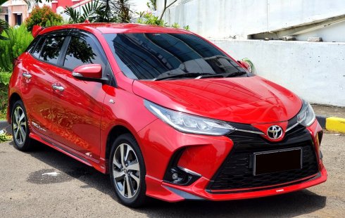 Toyota Yaris TRD Sportivo matic 2020 merah km20rb cash kredit proses bisa dibantu