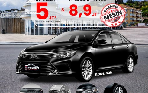 TOYOTA CAMRY (MIDNIGHT BLACK METALLIC) TYPE V 2.5CC A/T (2017)