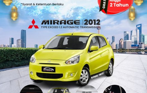 MITSUBISHI MIRAGE (SAND YELLOW)  TYPE EXCEED 1.2 A/T (2012)