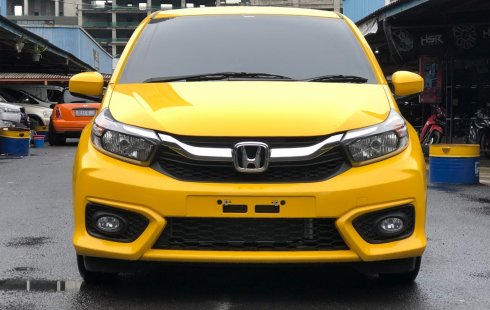 Honda Brio Satya E CVT 2023 Kuning LIKE NEW