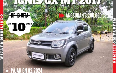 TERMURAHH [DP 10 JUTA] SUZUKI IGNIS GX 1.2 MANUAL (MT) 2017 ABU-ABU