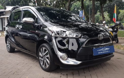 Toyota Sienta 1.5 V MPV AT 2017 HITAM Dp 18,9 Jt No Pol Ganjil
