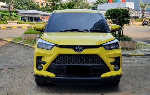 Km5rb Toyota Raize 1.2 G CVT AT Kuning 2022 matic record cash kredit proses bisa dibantu