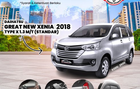 DAIHATSU GREAT NEW XENIA (SILVER METALLIC)  TYPE X STANDAR 1.3 M/T (2018)