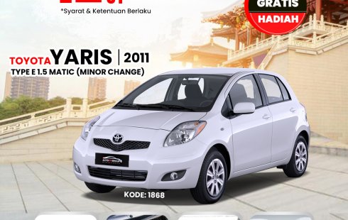 TOYOTA YARIS (SILVER METALLIC)  TYPE E MINOR CHANGE 1.5 A/T (2011)