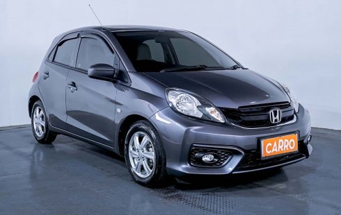 JUAL Honda Brio E Satya MT 2017 Abu-abu