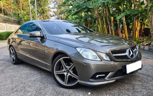 2011 E 250 Coupe AMG TURBO (310N.m) Black Interior Km 58 rb Plat GENAP Pjk AGT 2024 KREDIT TDP 49 jt