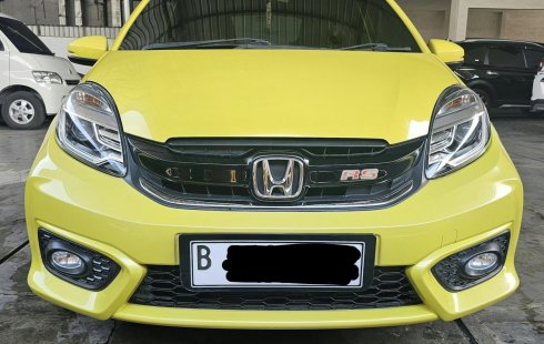 Honda Brio RS AT ( Matic ) 2016 Kuning Lemon Km Low 28rban Plat Bekasi