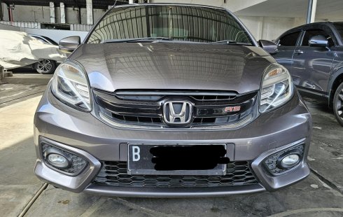 Honda Brio RS 1.2 AT ( Matic ) 2018 Abu² Tua Km 82rban plat bekasi