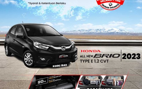 HONDA ALL NEW BRIO (CRYSTAL BLACK PEARL)  TYPE E 1.2 CVT (2023)