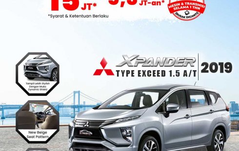 MITSUBISHI XPANDER (STERLING SILVER)  TYPE EXCEED 1.5 A/T (2019)