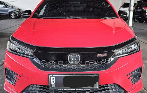 Honda City RS A/T ( Matic ) 2022 Merah Km Cuma 14rban Mulus Gress Siap Pakai