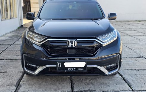 Honda CR-V 1.5L Turbo Prestige 2022 hitam km 25ribuan pajak panjang cash kredit proses bisa dibantu