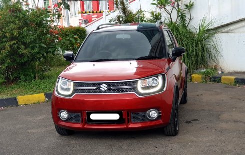 Suzuki Ignis GX 2017 merah matic cash kredit proses bisa dibantu