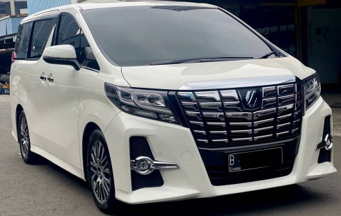 TOYOTA ALPHARD SC PREMIUM SOUND AT PUTIH 2016 SIAP PAKAI